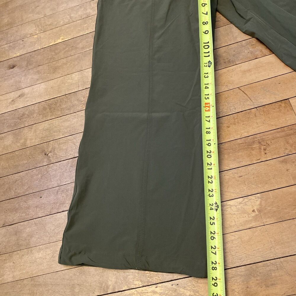 Rachel Zoe Pants Women’s Size Medium Green Drawstring Wide leg - Picture 6 of 12